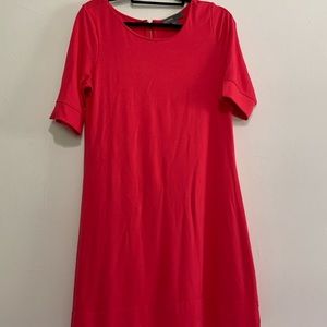 Donna Ricco Stretchy T-shirt Dress Swing fuschia Large